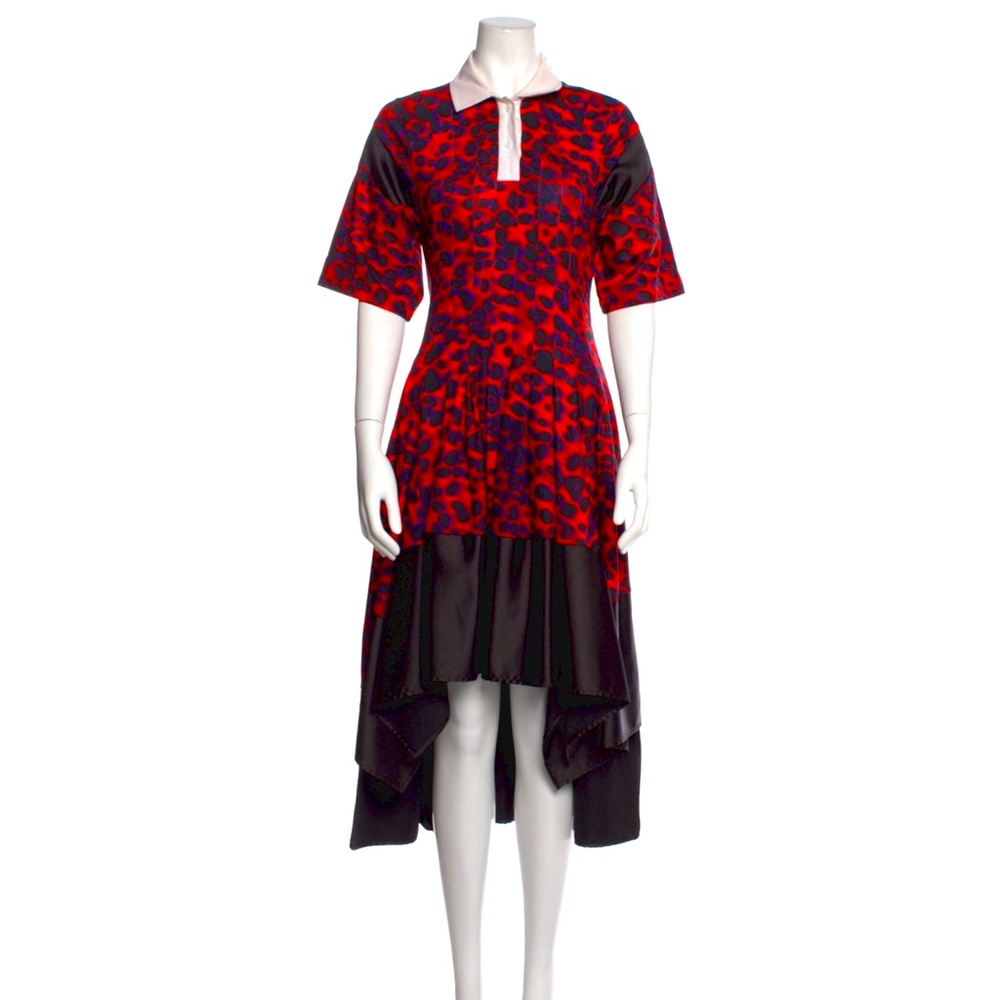 Koché Animal Print Mid Dress